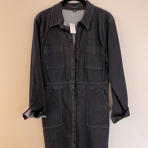 Ann Taylor denim shirt dress